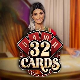 32 Cards by Ezugi, showcased at twinncasino.com – game logo