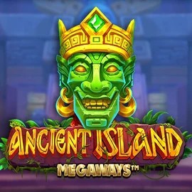 Ancient Island Megaways slot logo by Pragmatic Play at Twin Casino