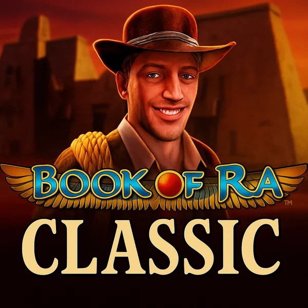 Book of Ra Classic logo by Novomatic at Twin Casino