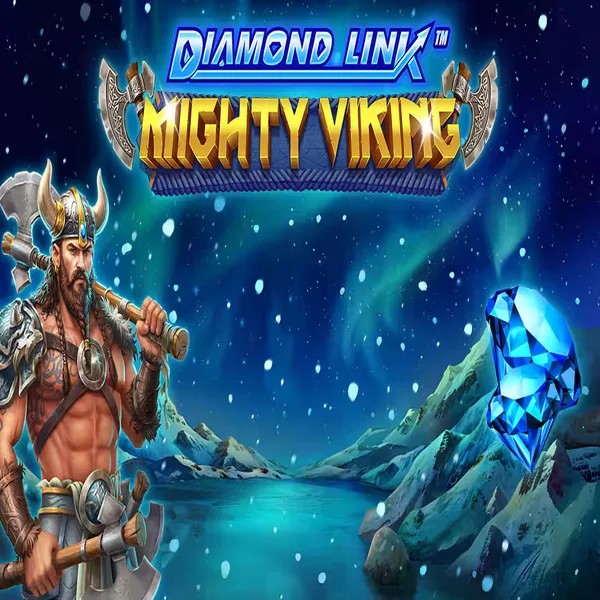 Diamond Link Mighty Viking slot visual from Greentube available on twinncasino.com