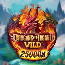 Slots logo of Dragons of Arcane Wild from Foxium at Twin Casino