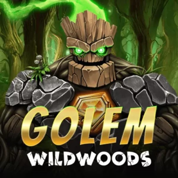 Golem Wildwoods slot logo by BF Games at Twin Casino