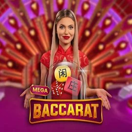 Mega Baccarat game by Pragmatic Play – logo hosted on Twin Casino