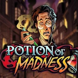 Potion of Madness slot visual from Play'n GO available on twinncasino.com