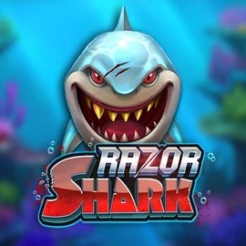 Razor Shark slot logo by Push Gaming at Twin CasinoRazor Shark