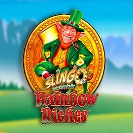 Slingo Rainbow Riches logo by Gaming Realms at Twin Casino