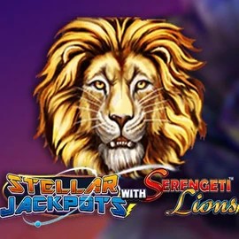 Stellar Jackpots with Serengeti Lions slot icon by Lightning Box Game, available at Twin Casino