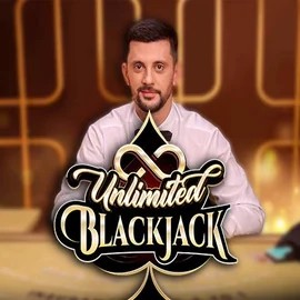 Unlimited Blackjack by Ezugi, showcased at twinncasino.com – game logo