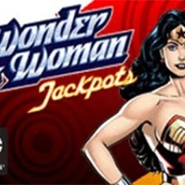 Wonder Woman Jackpots logo – Jackpots by Amaya at Twin Casino